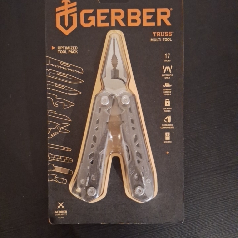 Gerber Black Nylon Sheath with White Logo